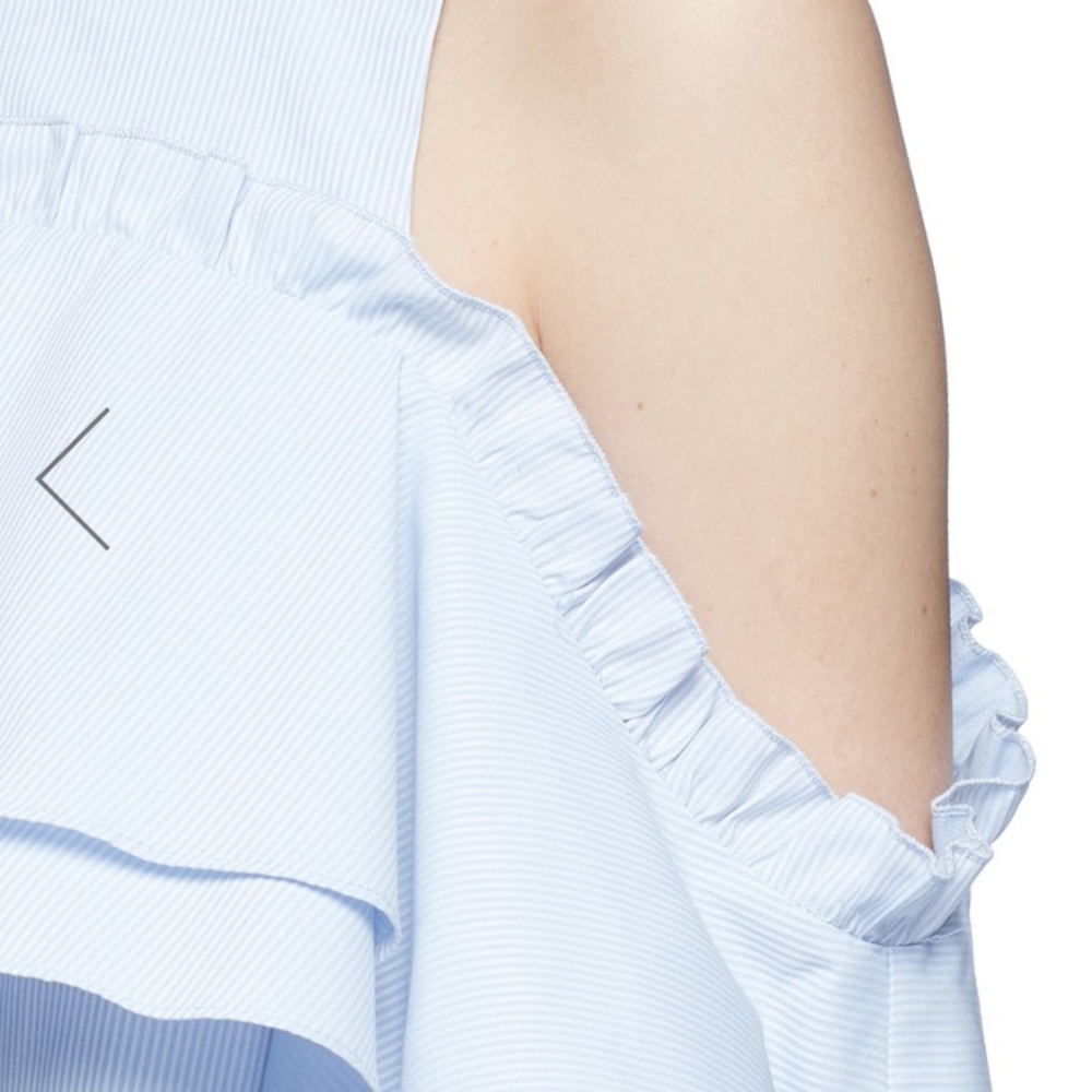 Nicholas Cold Shoulder Ruffle Top - Picture 5 of 8